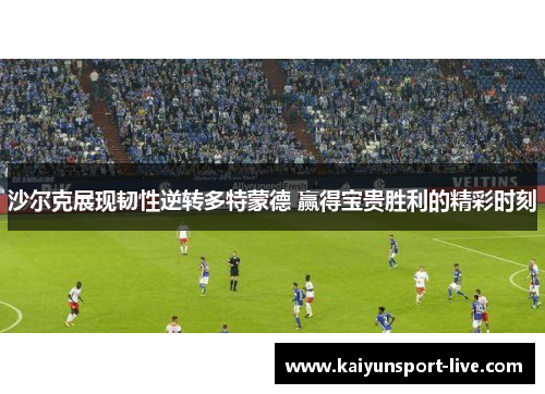 沙尔克展现韧性逆转多特蒙德 赢得宝贵胜利的精彩时刻