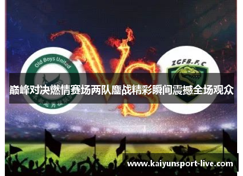 巅峰对决燃情赛场两队鏖战精彩瞬间震撼全场观众